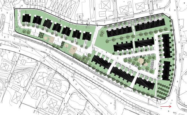 1 Uppdrag 1.1 Inledning har på uppdrag av Veidekke Bostad AB utfört en geoteknisk och miljöteknisk undersökning inför planarbete och projektering av 55 st småhus i området Ella Park i Täby.