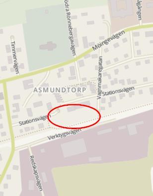 2 OBJEKT Tyréns AB har på uppdrag av AB Landskronahem utfört en geoteknisk och miljöteknisk undersökning inom fastigheten Organisten 1 och omgivande mark i Asmundtorp, se figur 1. Figur 1.