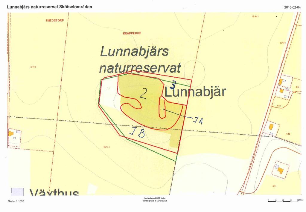 Lunnabjärs naturreservat Utvecklingspotential finns om skogliga ingrepp endast