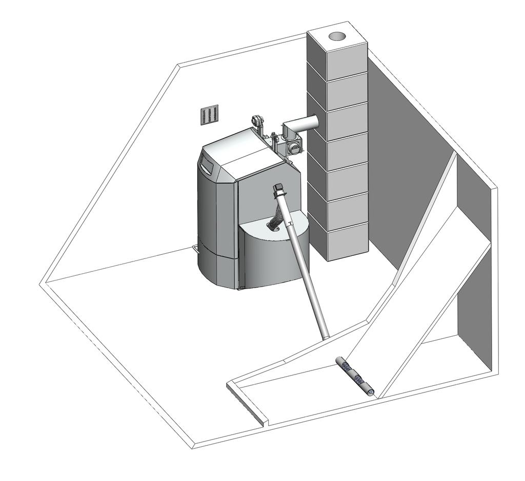 Till installatören Det är dags för installation av Effecta Komplett pelletspanna. Försök att följa de exempel vi föreskriver för en säker installation.