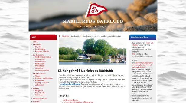 se 24 Mariefreds Båtklubb e-mail: info@mariefredbk.