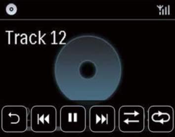 8 Spela upp musik på CD-skivor/ film på DVDskivor Var försiktig Titta aldrig på laserstrålen i enheten. Risk för produktskada!