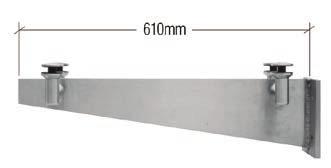 vinklar eller 45 graders hörnfästen finns tillgängliga på specialbeställning Kräver 13,52 mm