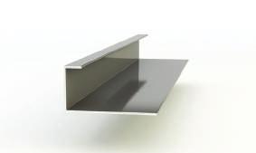 saanfogning av brädor Cembrit Vertikal Foglist V7x50 7x50 aluminiumlist för osynlig