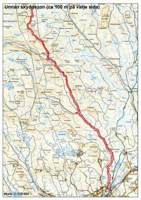 Skyddszon om 100 meter på var sida om ån är inritad på kartan. Om statliga medel anslås för skydd längs Unnån blir det en så kallad vinna-vinnasituation.