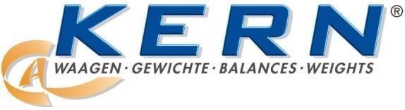 10. Försäkran om överensstämmelse KERN & Sohn GmbH D-72322 Balingen-Frommern Postfach 4052 E-mail: info@kern-sohn.