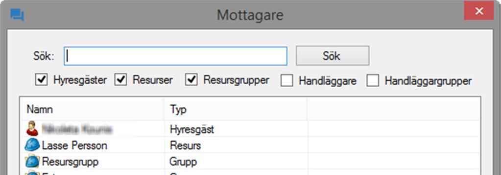 själva meddelandet.