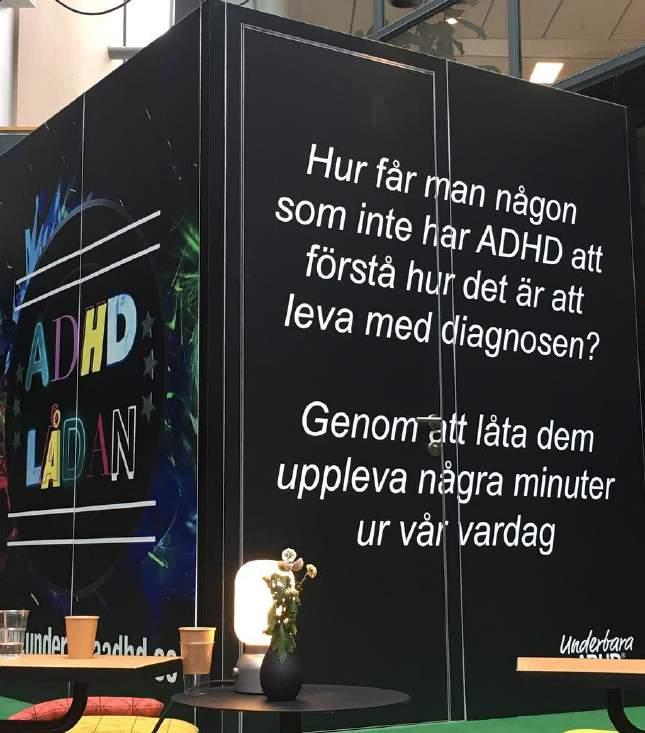 ADHD-lådan En digital upplevelse som gör det möjligt att ta del av fem minuter ur vardagen för en människa som lever med adhd.