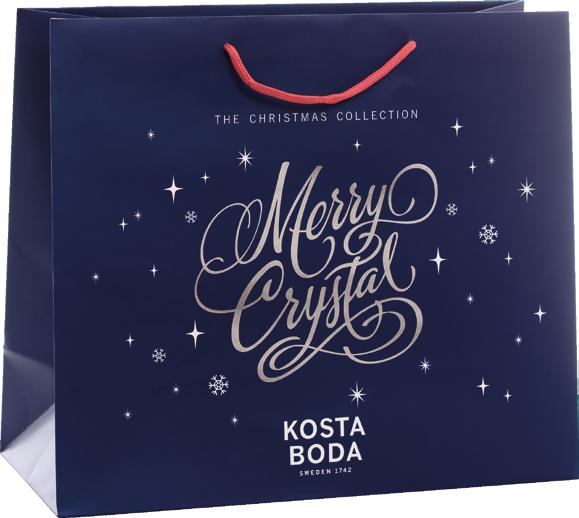 Inför julen har Orrefors Kosta Boda ett exklusivt
