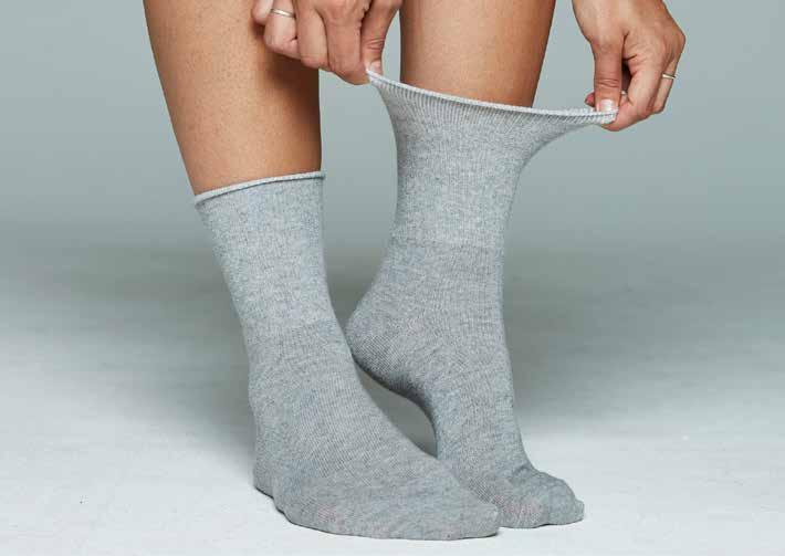 SOCKS Halkstrumpa med ribbad skaft