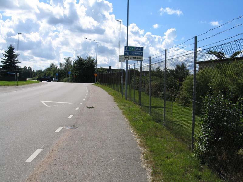 Kristianstadsvägen, Laholms kommun På