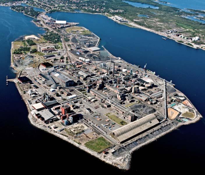 Om, Skellefteå Ingår i Bolidenkoncernen Ett av världens mest effektiva kopparsmältverk Världsledande återvinnare av metall från elektronikskrot, med kapacitet att återvinna motsvarande 2 miljoner