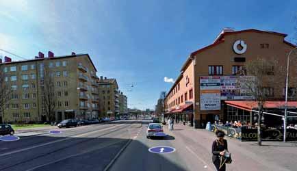 () BILAGA Miljöstudier Gatuavsnitt i Göteborg med trafikflöden ~ 000 f/mvd