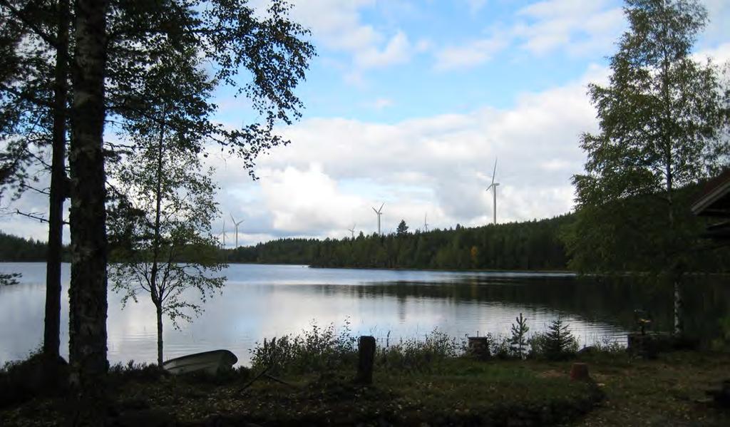 Fotomontage från Flottsjön, fotovinkel.