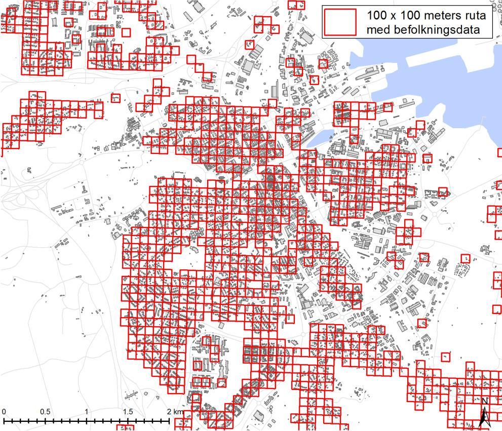 att bedöma hur representativa de urbana mätstationerna inom OSLVF är för exponeringen i ett område. Figur 1.