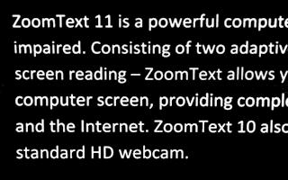 194 ZoomText Kamera ZoomText Kamera funktion ger dig möjlighet att använda en HDwebbkamera för att förstora tryckt material och andra objekt direkt på din bildskärm såsom räkningar, tidningar,