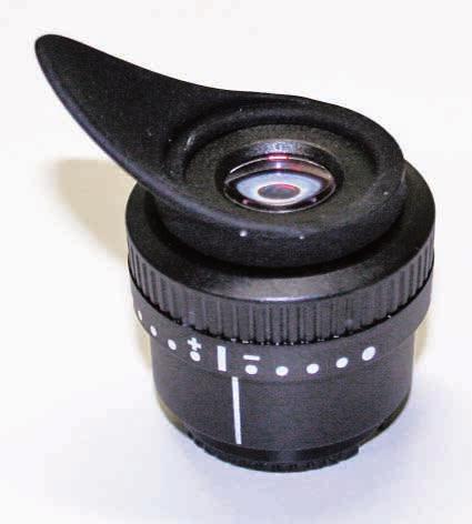 Dioptrikorrigering (endast till Leica EZ4, öppen version) Dioptrikorrigering De justerbara okularen till Leica EZ4 finns också med inbyggd dioptrikorrigering, vilket gör att användare med synfel kan