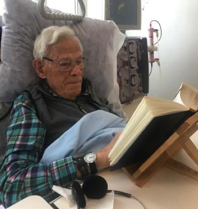 95-årig man i HD, Arvika sjukhus. Proximal radio-cephal fistel anlagd 212 i predialysfas fungerat utan behov av någon åtgärd.