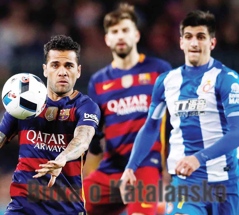 NEDEĽA DIGISPORT 1 20.40 FC BARCELONA ESPANYOL, TV PROGRAM pre športovcov SOBOTA EUROSPORT 2 18.30 WOLFSBURG FRANKFURT, NEDEĽA DIGISPORT 1 16.55 MAN. CITY ARSENAL, PONDELOK DIGISPORT 1 20.