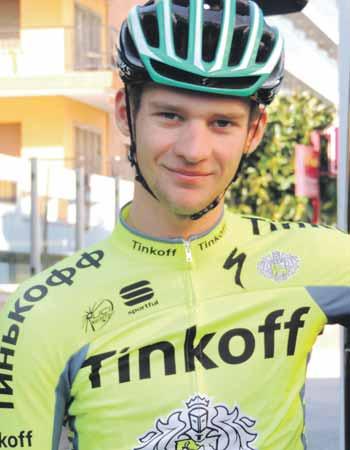 20 CYKLISTIKA štvrtok 15. 12. 2016 BOLI SME na prezentácii cyklistického tímu Bora Hansgrohe v Španielsku Erik Baška ešte v drese Tinkoffu.
