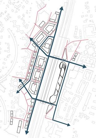 fasader för att ge liv och trygghet åt gatan. Ett stråk där detta är av extra stor vikt är Ladbrovägen som jämfört med övriga gator i stadsdelen får en ljudmässigt svårare miljö.