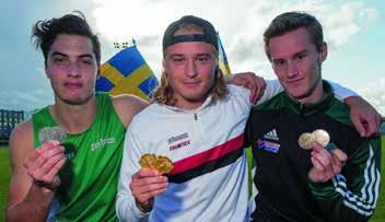 Utöver detta har han erövrat flera SM-medaljer under året, både inne- och utomhus.