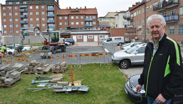 6 BoNytt nr 2 Juni 2017 Bättre utemiljö bakom Storgatan 30 Kvarteret bakom BK, Synsam och Bredenbergs påverkades när gång- och cykelbron byggdes.