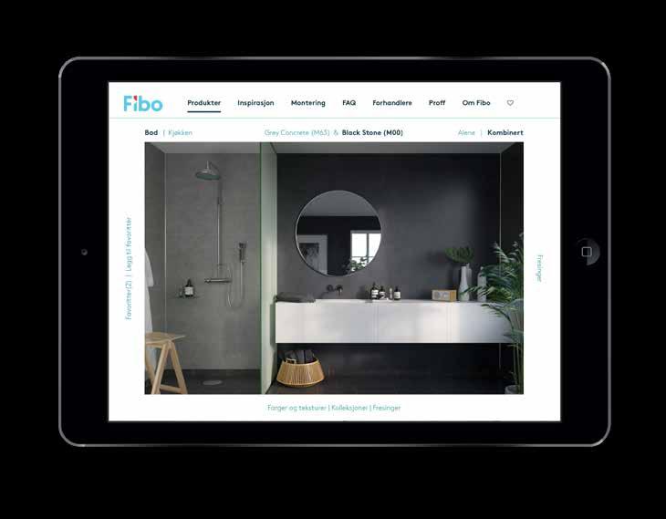 Fibo-utforskaren På nya fibo.se kan du utforska hur alla olika variationer av Fibo-skiva kan se ut i ditt badrum eller kök.