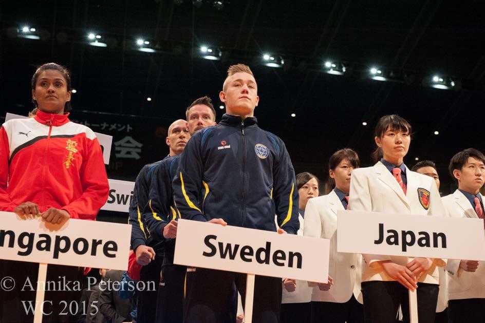 försättssida: Juniorläger på Donsö sid 2 Rasmus Bergström, Jimmie Collin och Simon Pålsson från VM-invigningen sid 8 shihan Fitkin och shihan Collins från TK-seminariet i Örebro Sid 12