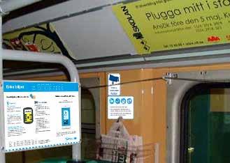 Placeras upptill, vänster om dörren. Ingång 4: Art nr 660914-118 Enkelbiljett Göteborg ++, A4.