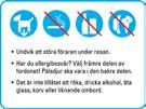 Placeras upptill, mittemot dörren.