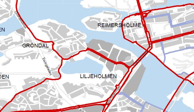 i linje med stadens strategiska dokument. På samma gång kommer antalet boende i Liljeholmskajen att fördubblas inom en tioårsperiod.