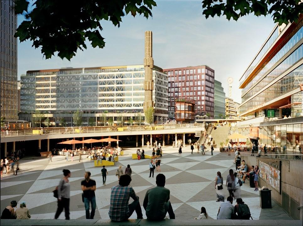 Sida 26 (47) Vy från Sergels Torg.