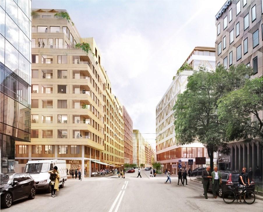 Sida 29 (47) Malmskillnadsgatan i sin helhet har idag en förhållandevis lugn atmosfär och en variation i stadsrum och fasaduttryck.
