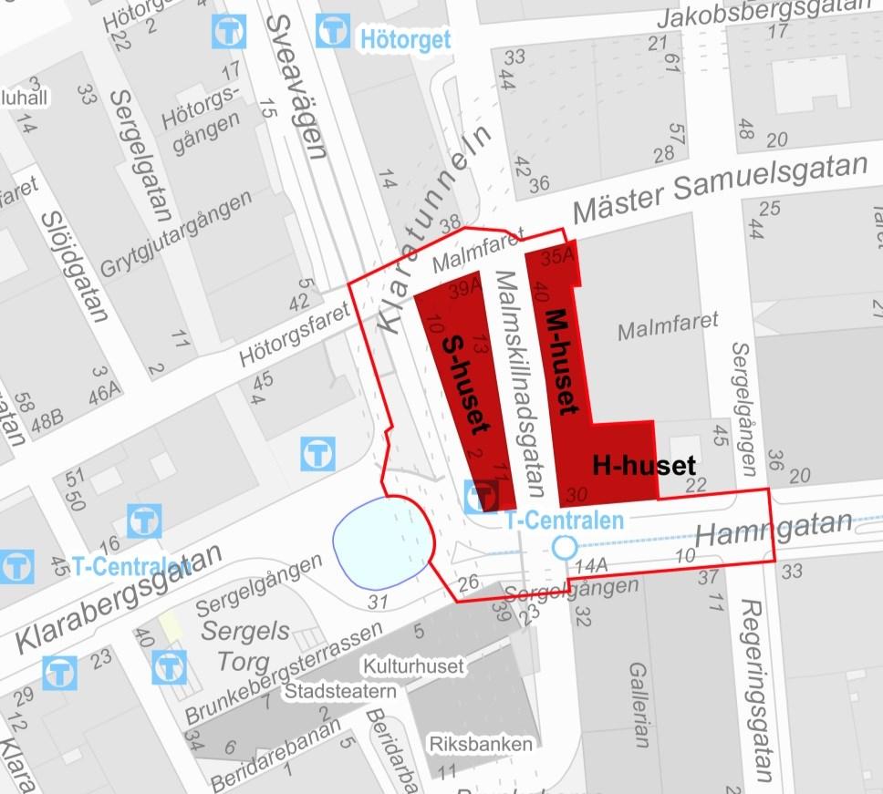 Sida 7 (47) Fastigheten Hästskon 12 avgränsas enligt heldragen röd linje.
