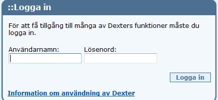 Sökande Inloggning För att sökande ska kunna logga in så krävs det ett användarnamn och lösenord. Detta skapas i Extens via Register E-post E-post.