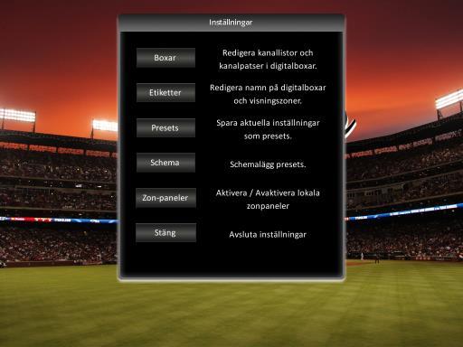 Schemalägga presets Beroende på version av MediaControl kan Ditt system vara utrustat med funktion för schemaläggning av presets.