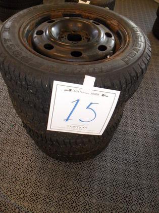 stålfälg dubbat 155/70 R13