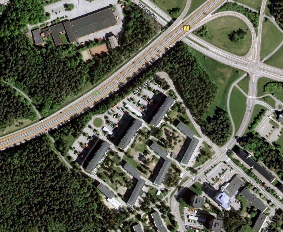 2017-02-13 rev 2017-04-27, sid 5 (12) Figur 2. Satellitbild över fastigheten Urberget 1, Google Maps.