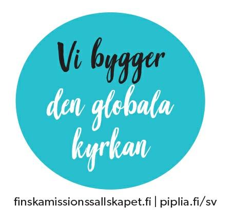 Församlingsvalet 2018 Vallöften för global kyrka Finska Missionssällskapet och Finska Bibelsällskapet utmanar kandidaterna i församlingsvalet att underteckna vallöften på globalkyrka.