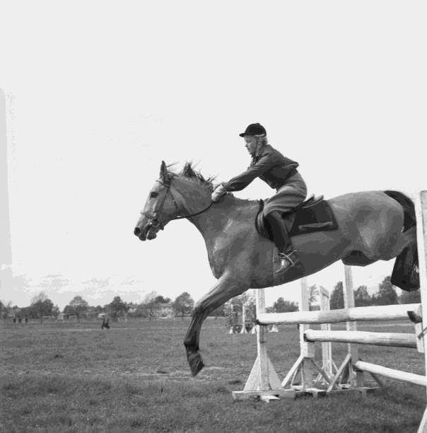 Hopptävlingar på Österängen 6 juni 1956.