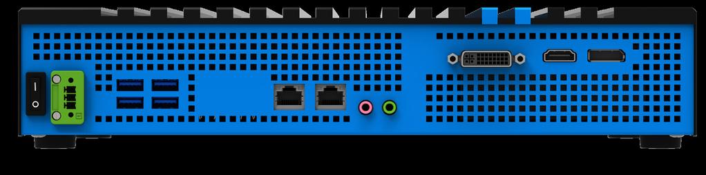 4 b LAN2 Att ha dubbla höghastighetsgigabit nätverksortar möjliggör att med NVR:en searera nätverksåtkomst för restanda eller säkerhetsskäl, såsom kameror å en nätverksort och visningsklienter å den