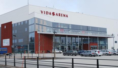 Vida Arena Fakta: Ishockeyarena, invigdes i september 2011. I arenan har man bl.a. arrangerat seriespel i SHL, ishockeylandskamp, handbollslandskamper, SM i konståkning, Melodifestivalen, Ladies Night, Jesus Christ Superstar.