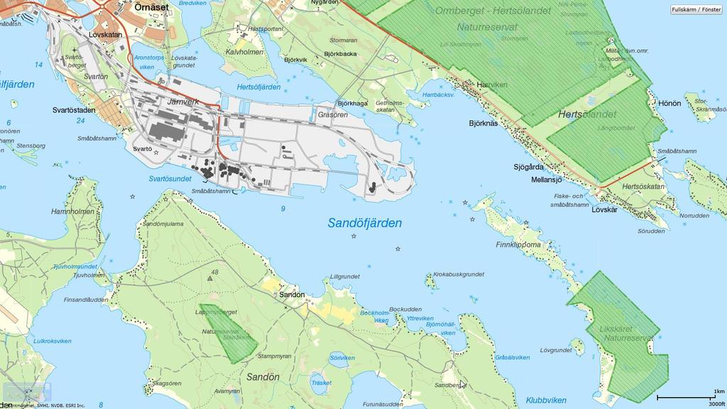 3.5 Naturmiljö Stenåkern Närmaste Natura 2000-område är Stenåkern [15] som ligger på Sandön i Luleå skärgård. Stenåkerns centrala delar består av ett välutbildat klapperstensfält.