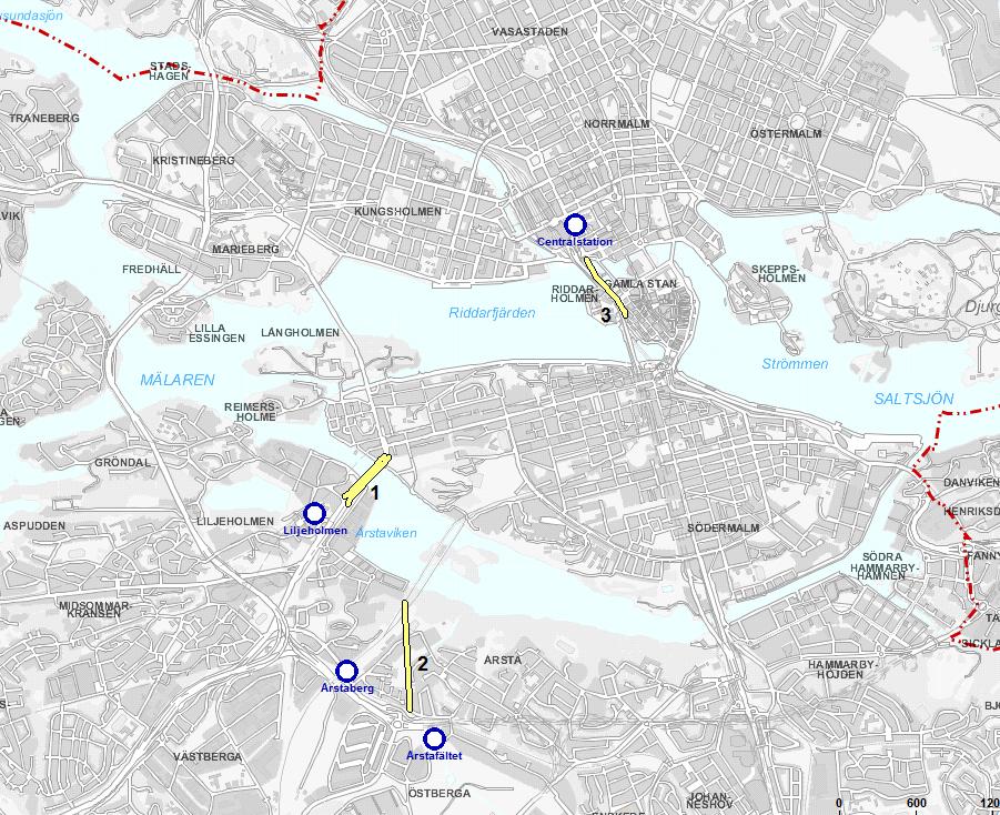 4.3 Staden åtar sig att själv och utanför Projektmedel genomföra följande Cykelobjekt kopplade till Kollektivtrafikobjektet tunnelbana Älvsjö - Fridhemsplan ( Cykelobjekten Älvsjö - Fridhemsplan ):