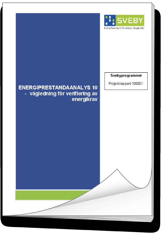 Energiprestandaanalys - Vägledning för verifiering