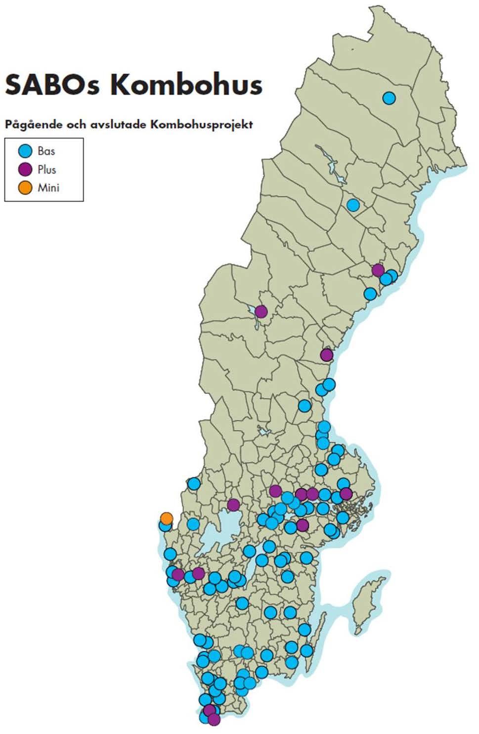 SABO - Kombohus Lågenergihus med EP ca 60 kwh/m 2 i