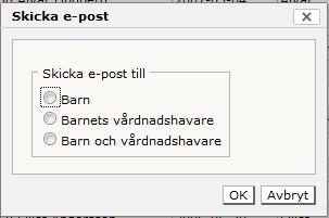 5. Välj Stäng för att stänga ärendeloggen. 1.12 Söka elev Om du vill få fram information om en specifik elev går det att använda sökfunktionen. 1. Välj Sök, Person i den vänstra menypanelen. 2.