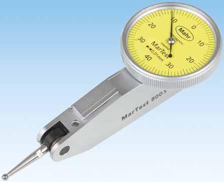 MARTEST. HÖGKÄNSLIG MÄTNING Sedan 1936 är Mahr en av de världsledande leverantörerna av vippindikatorer. Det finkänsliga datoroptimerade mätverket möjliggör maximal säkerhet och noggrannhet.