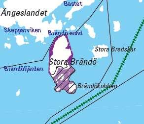 Brändö är ett fågelskyddsområde som omfattar södra stranden av Stora Brändö och ett antal holmar och vattenområden söder om Stora Brändö.